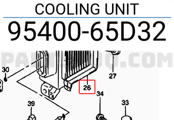 Suzuki 9540065D32 COOLING UNIT
