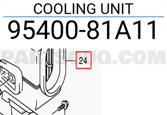 Suzuki 9540081A11 COOLING UNIT
