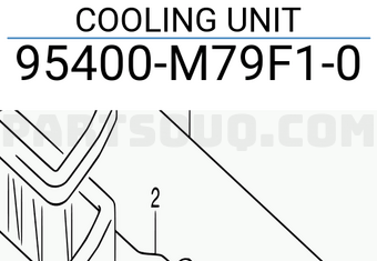 Suzuki 95400M79F10 COOLING UNIT