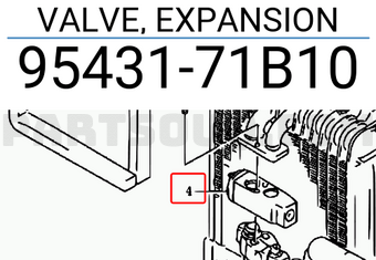 Suzuki 9543171B10 VALVE, EXPANSION