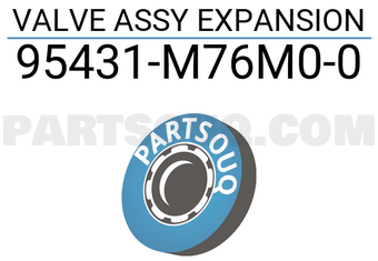 Suzuki 95431M76M00 VALVE ASSY EXPANSION