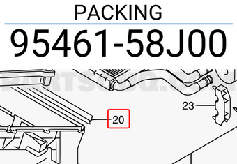 Suzuki 9546158J00 PACKING