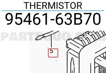Suzuki 9546163B70 THERMISTOR