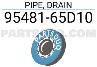 Suzuki 9548165D10 PIPE, DRAIN