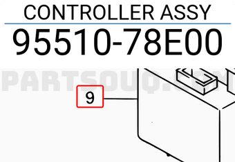 Suzuki 9551078E00 CONTROLLER ASSY
