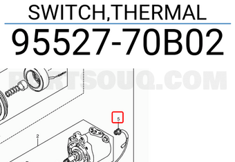Suzuki 9552770B02 SWITCH,THERMAL