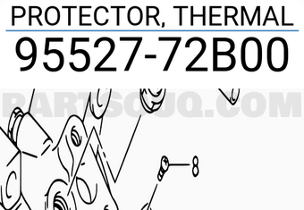 Suzuki 9552772B00 PROTECTOR, THERMAL