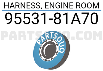 Suzuki 9553181A70 HARNESS, ENGINE ROOM