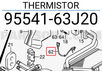 Suzuki 9554163J20 THERMISTOR