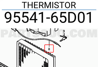 Suzuki 9554165D01 THERMISTOR