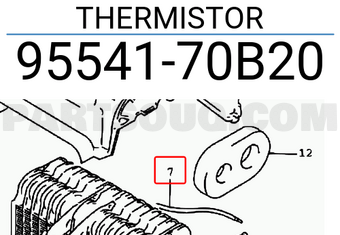 Suzuki 9554170B20 THERMISTOR