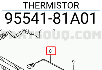 Suzuki 9554181A01 THERMISTOR