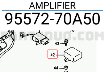 Suzuki 9557270A50 AMPLIFIER