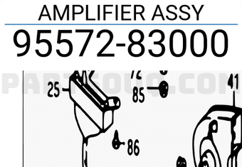 Suzuki 9557283000 AMPLIFIER ASSY