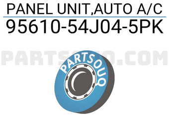 Suzuki 9561054J045PK PANEL UNIT,AUTO A/C