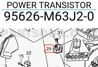 Suzuki 95626M63J20 POWER TRANSISTOR