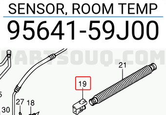 Suzuki 9564159J00 SENSOR, ROOM TEMP