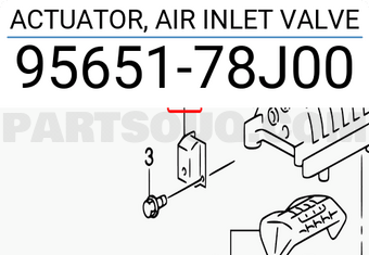 Suzuki 9565178J00 ACTUATOR, AIR INLET VALVE