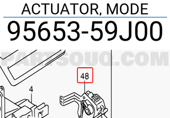 Suzuki 9565359J00 ACTUATOR, MODE
