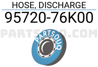 Suzuki 9572076K00 HOSE, DISCHARGE