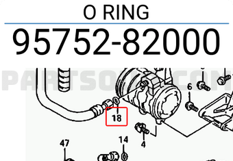 Suzuki 9575282000 O RING