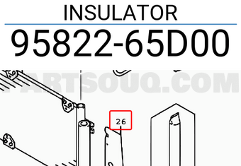 Suzuki 9582265D00 INSULATOR