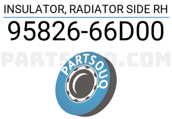 Suzuki 9582666D00 INSULATOR, RADIATOR SIDE RH