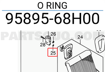 Suzuki 9589568H00 O RING