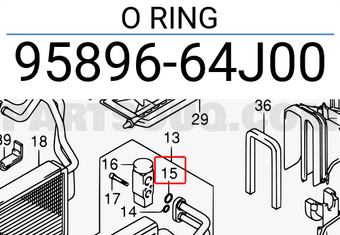 Suzuki 9589664J00 O RING