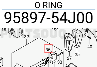 Suzuki 9589754J00 O RING