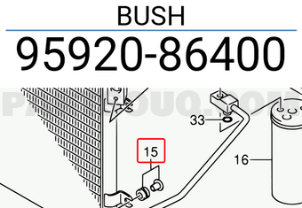 Suzuki 9592086400 BUSH