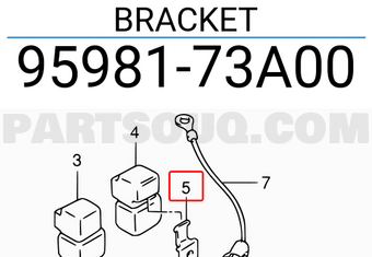Suzuki 9598173A00 BRACKET