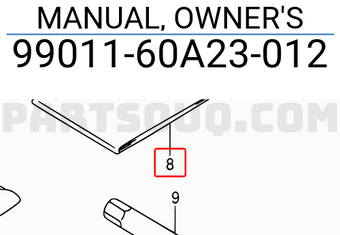 Suzuki 9901160A23012 MANUAL, OWNER S