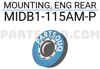 Suzuki MIDB1115amp MOUNTING, ENG REAR