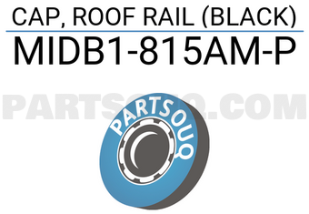 Suzuki MIDB1815amp CAP, ROOF RAIL (BLACK)