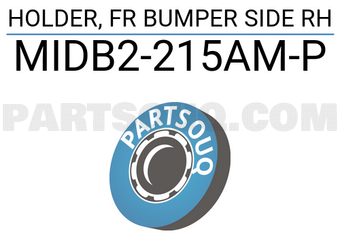 Suzuki MIDB2215amp HOLDER, FR BUMPER SIDE RH