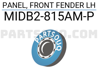 Suzuki MIDB2815amp PANEL, FRONT FENDER LH