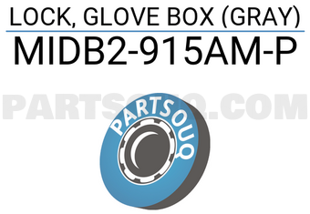 Suzuki MIDB2915amp LOCK, GLOVE BOX (GRAY)