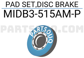 Suzuki MIDB3515amp PAD SET,DISC BRAKE