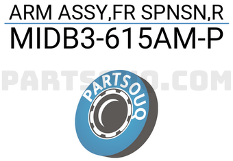 Suzuki MIDB3615amp ARM ASSY,FR SPNSN,R