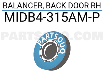 Suzuki MIDB4315amp BALANCER, BACK DOOR RH