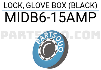 Suzuki MIDB615amp LOCK, GLOVE BOX (BLACK)