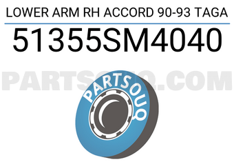 TAGA 51355SM4040 LOWER ARM RH ACCORD 90-93 TAGA