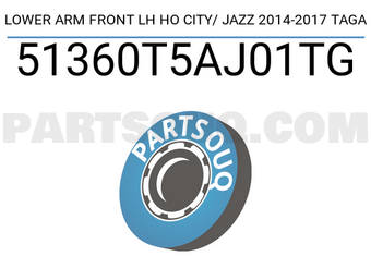 TAGA 51360T5AJ01TG LOWER ARM FRONT LH HO CITY/ JAZZ 2014-2017 TAGA
