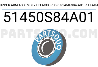 TAGA 51450S84A01 UPPER ARM ASSEMBLY HO ACCORD 98 51450-S84-A01 RH TAGA