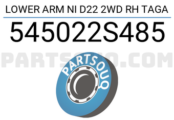 TAGA 545022S485 LOWER ARM NI D22 2WD RH TAGA