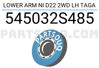 TAGA 545032S485 LOWER ARM NI D22 2WD LH TAGA