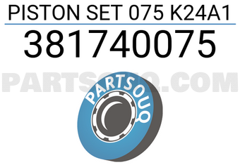 TEIKIN 381740075 PISTON SET 075 K24A1 (SET OF 1)