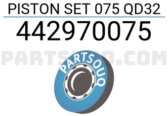TEIKIN 442970075 PISTON SET 075 QD32 (SET OF 1)