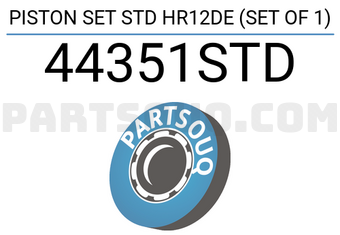 TEIKIN 44351STD PISTON SET STD HR12DE (SET OF 1)